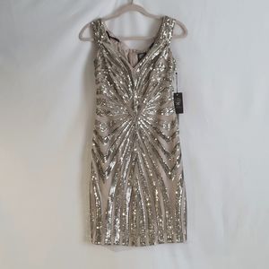 Vince Camuto Mini Gold Dress